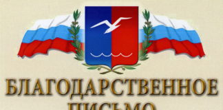 Благодарственное письмо от Общественной палаты города Лобни
