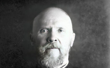 Протоиерей Кротков, сын священника Кроткова Протоиерей Михаил Кротков. Фото из архивного следственного дела. 1938 г. (http://podvigvery.ru)
